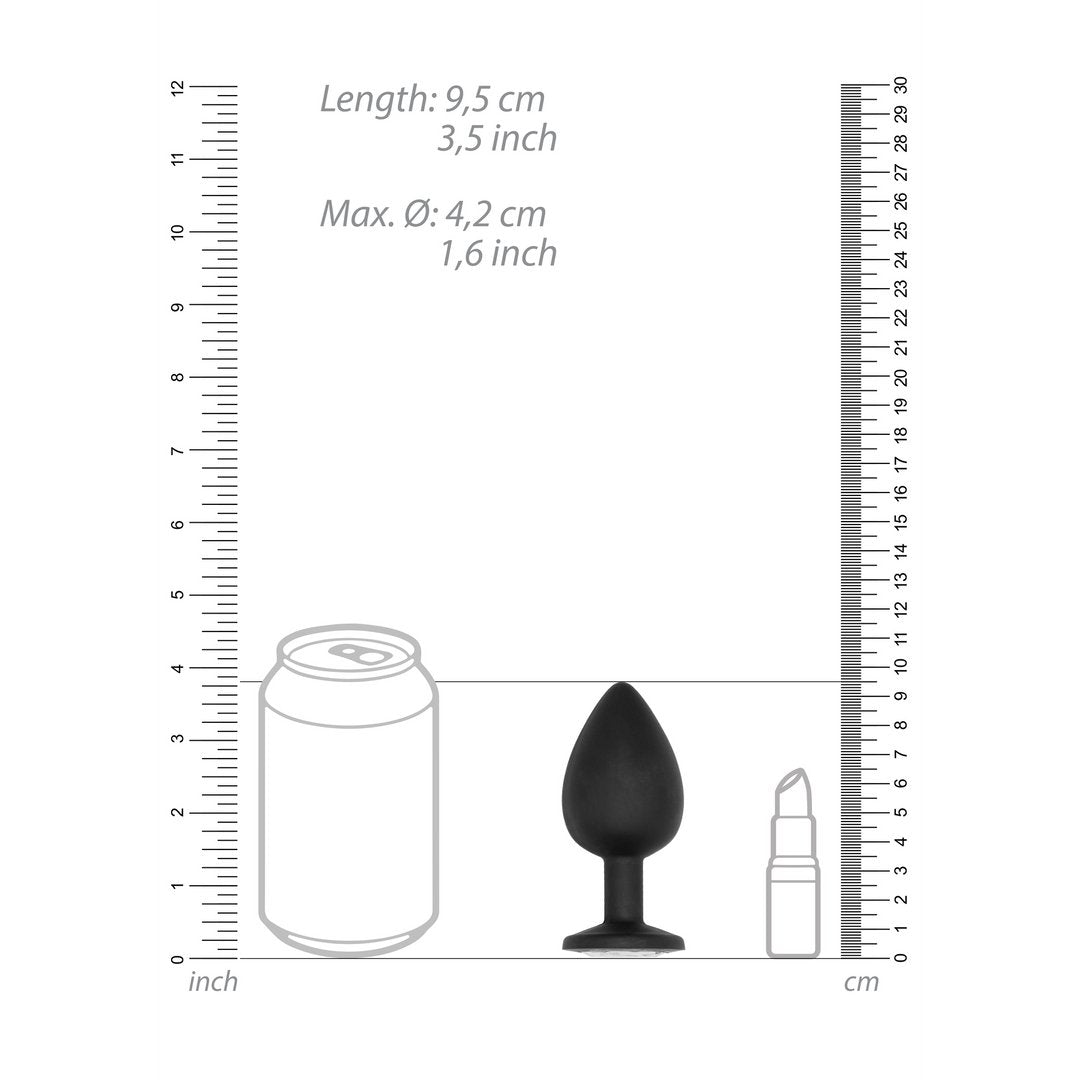 Buttplug Met Schudbal - 9,5 cm - EroticToyzButtplugs Anale Dildo's Niet VibrerendSono by Shots