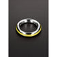 Cockring - Roestvrij Staal met Siliconenrubber Inleg 40mm - Pleasureplay CockringenSteel by Shots