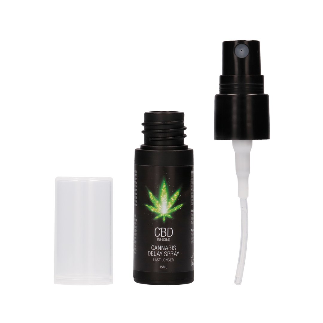 CBD Cannabis Delay Spray - 15 ml - EroticToyzProducten,Veilige Seks, Verzorging Hulp,Stimulerende Middelen,Overige producten,Vertragingsproducten,,GeslachtsneutraalPharmquests by Shots