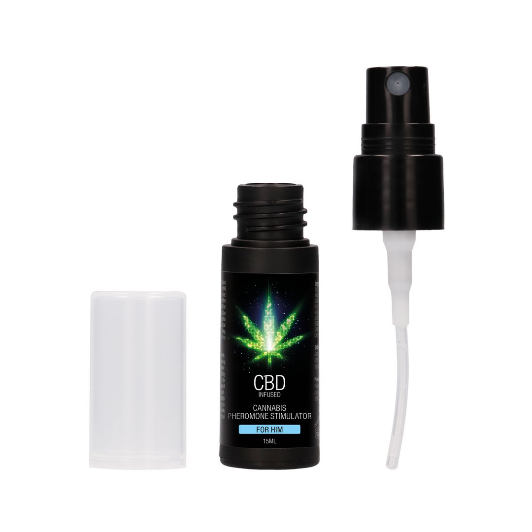 CBD Cannabis Pheromone Stimulator For Him - 15 ml - EroticToyzProducten,Veilige Seks, Verzorging Hulp,Stimulerende Middelen,Feromonen,,MannelijkPharmquests by Shots