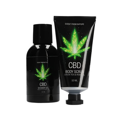 CBD Travel Set Green Tea Hemp Oil - EroticToyzProducten,Veilige Seks, Verzorging Hulp,HygiÃ«ne,Bad Douche,CBD - Producten,Stimulerende Middelen,Overige producten,Outlet,,GeslachtsneutraalPharmquests by Shots