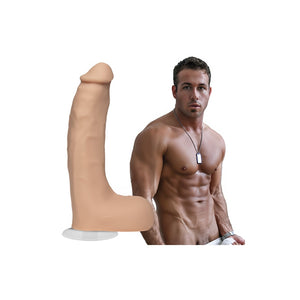 'Chad White Realistische ULTRASKYN Dildo 20 cm - Huidkleurig' - EroticToyzVoorbinddildo'sDoc Johnson