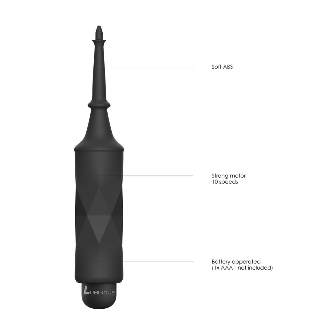 Clitoris Stimulator - 10 Snelheden - Pleasureplay Tip VibratorLuminous by Shots