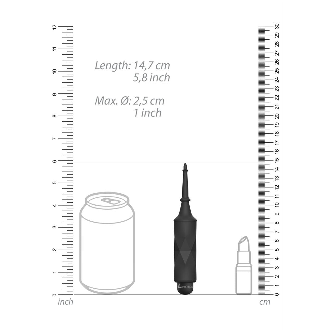 Clitoris Stimulator - 10 Snelheden - Pleasureplay Tip VibratorLuminous by Shots