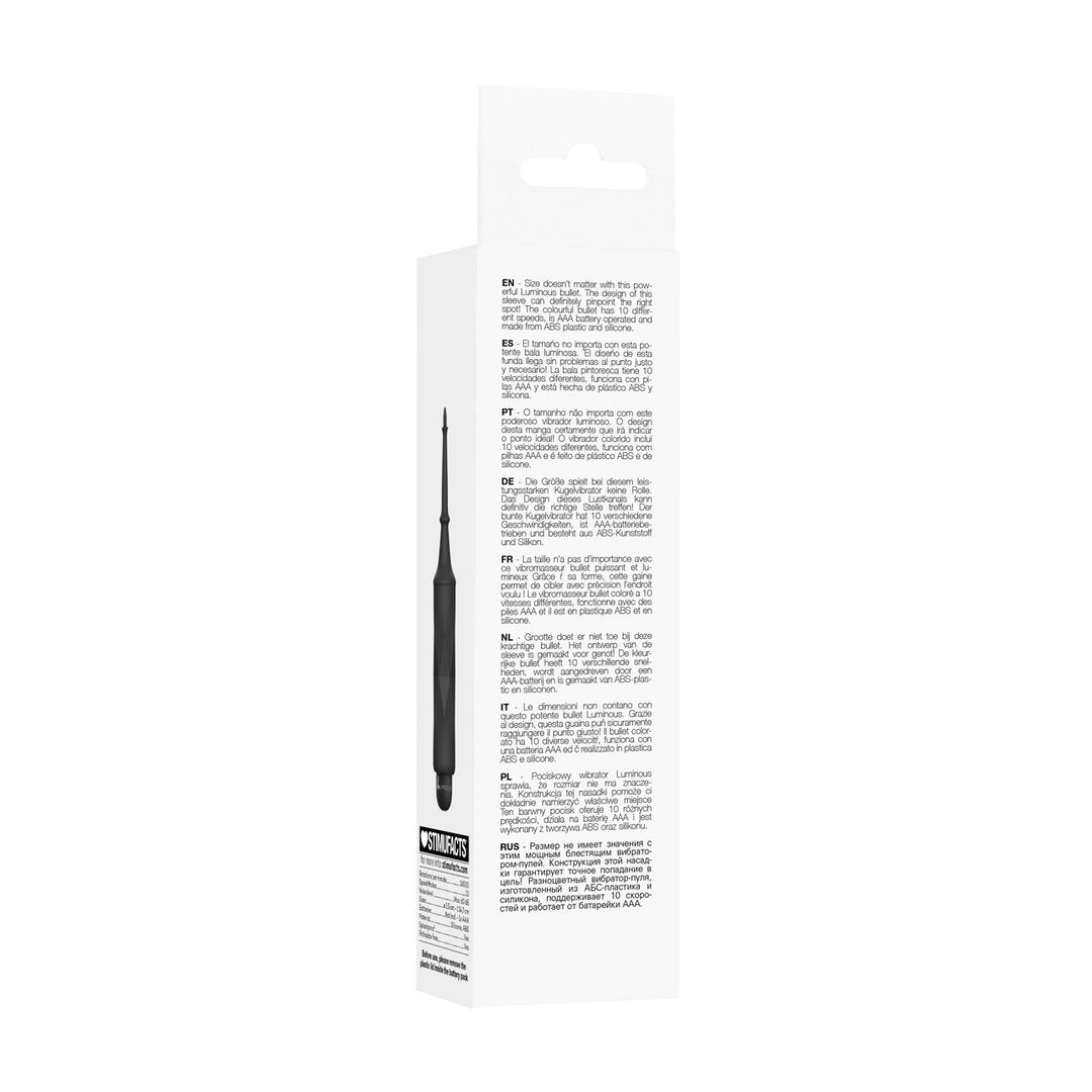Clitoris Stimulator - 10 Snelheden - Pleasureplay Tip VibratorLuminous by Shots