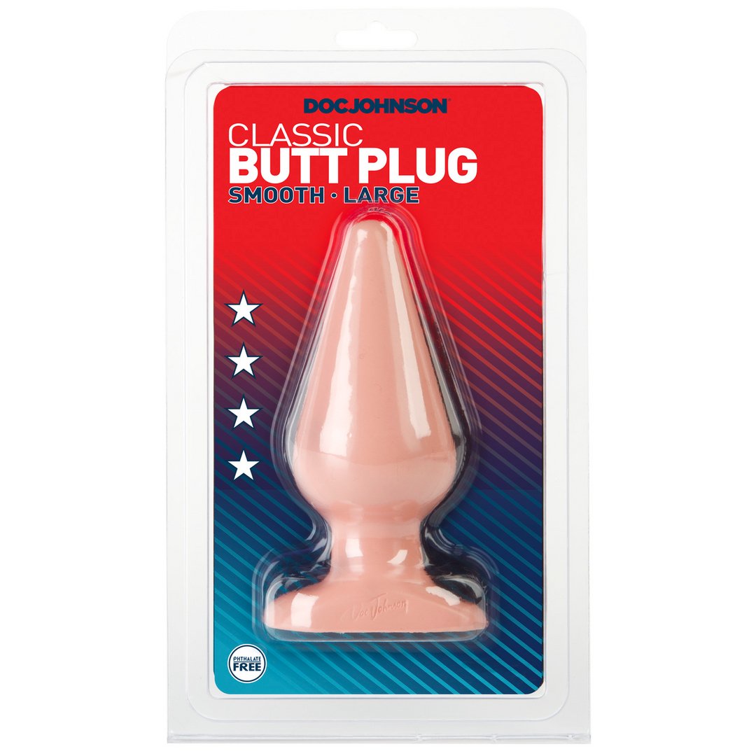 Classic Butt Plug - Large - Flesh - EroticToyzProducten,Toys,Anaal Toys,Buttplugs Anale Dildo's,Buttplugs Anale Dildo's Niet Vibrerend,,GeslachtsneutraalDoc Johnson