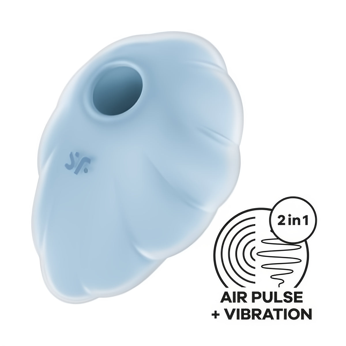 Luchtdruk Vibrator - Blauw Siliconen - Pleasureplay Air PulseSatisfyer