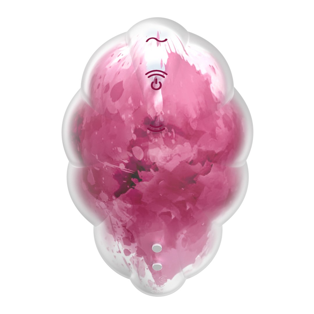 Drukgolf Vibrator - Rood Siliconen - Pleasureplay Air PulseSatisfyer