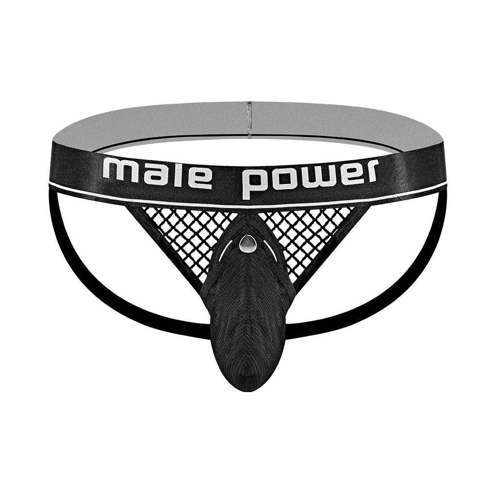 Cock Ring Jock - M - Black - EroticToyzProducten,Lingerie,Lingerie voor Hem,Jocks,,MannelijkMale Power