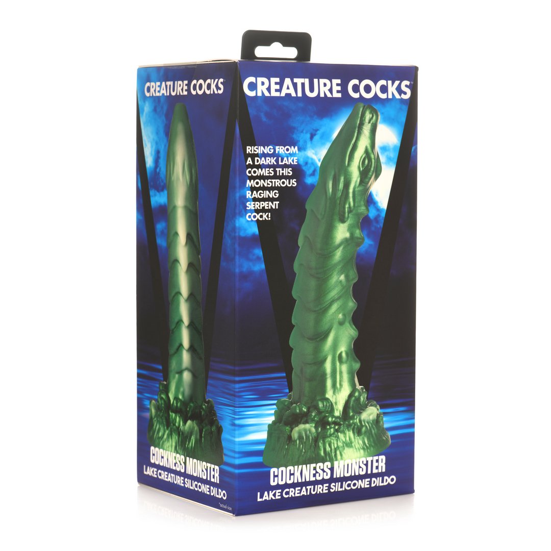 Cockness Monster - Lake Creature Silicone Dildo - Green - EroticToyzProducten,Toys,Dildos,Niet - Fallische Dildo's,Nieuwe Producten,,GeslachtsneutraalXR Brands