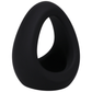 Cockring Met Balondersteuning - Zwart Siliconen - Pleasureplay CockringenDoc Johnson
