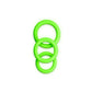 Cockring Set - Glow in the Dark - 3 Pieces - EroticToyzProducten,Toys,Toys voor Mannen,Cockringen,,MannelijkOuch! by Shots