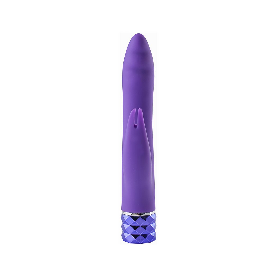 Crystal Gems Hailey Siliconen Vibrator Dubbele Motoren - Roze - EroticToyzRabbit VibratorsMaiatoys