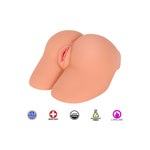 Curve Toys Backdoor Masturbator met 10 Snelheden - Huidkleur - EroticToyzVibrerende MasturbatorCurve Toys