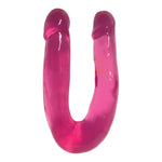 Curve Toys Dubbele Dildo Met U - Vorm - Kristalhelder - EroticToyzRealistische Dildo'sCurve Toys