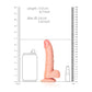 Realistische Gebogen Dildo Met Ballen - 15,5 cm - Pleasureplay Realistische Dildo'sRealRock by Shots