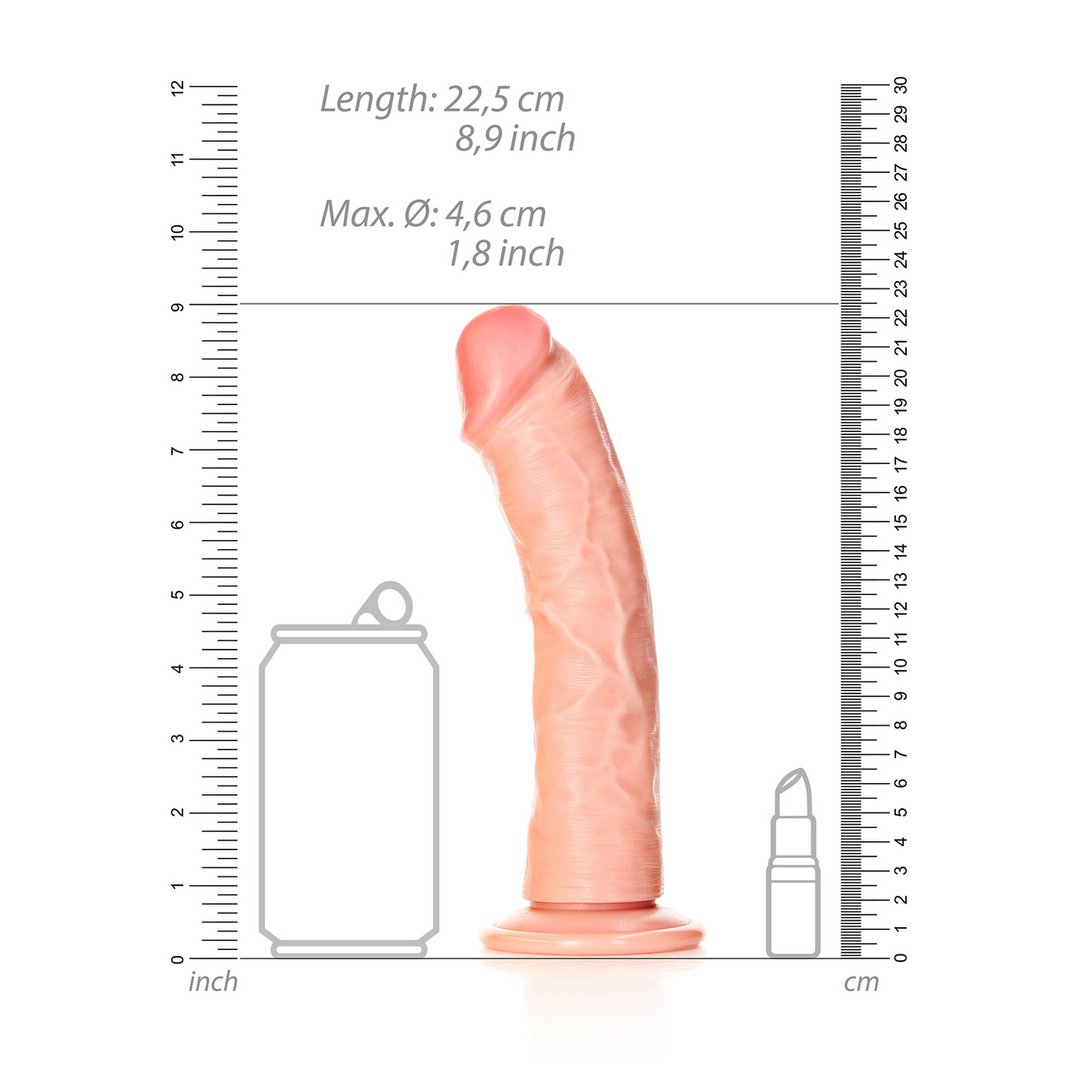 Curved Realistic Dildo with Suction Cup - 20,5 cm - EroticToyzProducten,Toys,Dildos,Realistische Dildo's,,GeslachtsneutraalRealRock by Shots