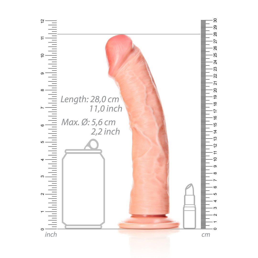 Curved Realistic Dildo with Suction Cup - 25,5 cm - EroticToyzProducten,Toys,Dildos,Realistische Dildo's,,GeslachtsneutraalRealRock by Shots