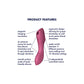 Curvy Trinity 3 - Insertable Air Pulse Vibrator - EroticToyzProducten,Toys,Vibrators,Clitoris Stimulator,Air Pulse,Lay - on Vibrator,G - Spot Vibrator,,VrouwelijkSatisfyer