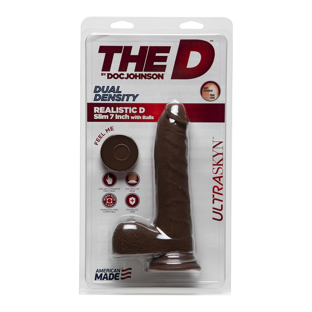 D Slim - 18 cm - EroticToyzProducten,Toys,Dildos,Realistische Dildo's,,GeslachtsneutraalDoc Johnson