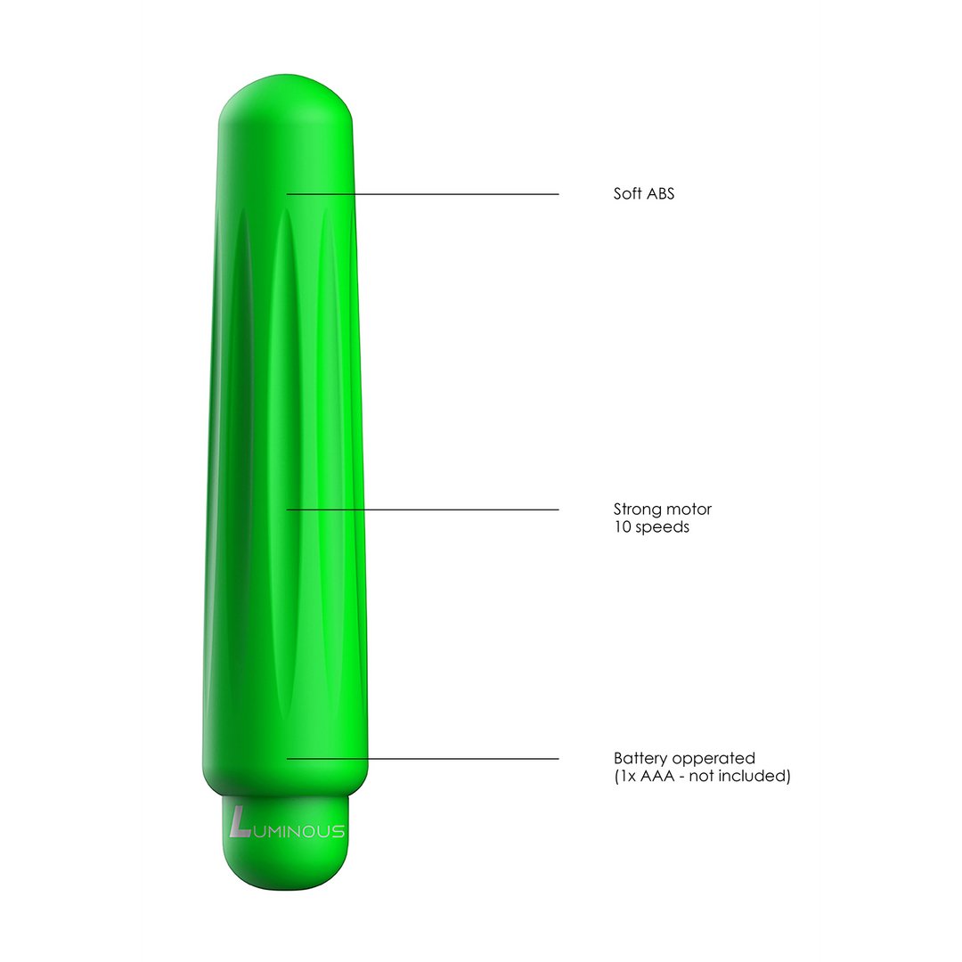 Delia - Classic Vibrator with Silicone Sleeve - EroticToyzProducten,Toys,Vibrators,Kogel - en Minivibrators,,VrouwelijkLuminous by Shots