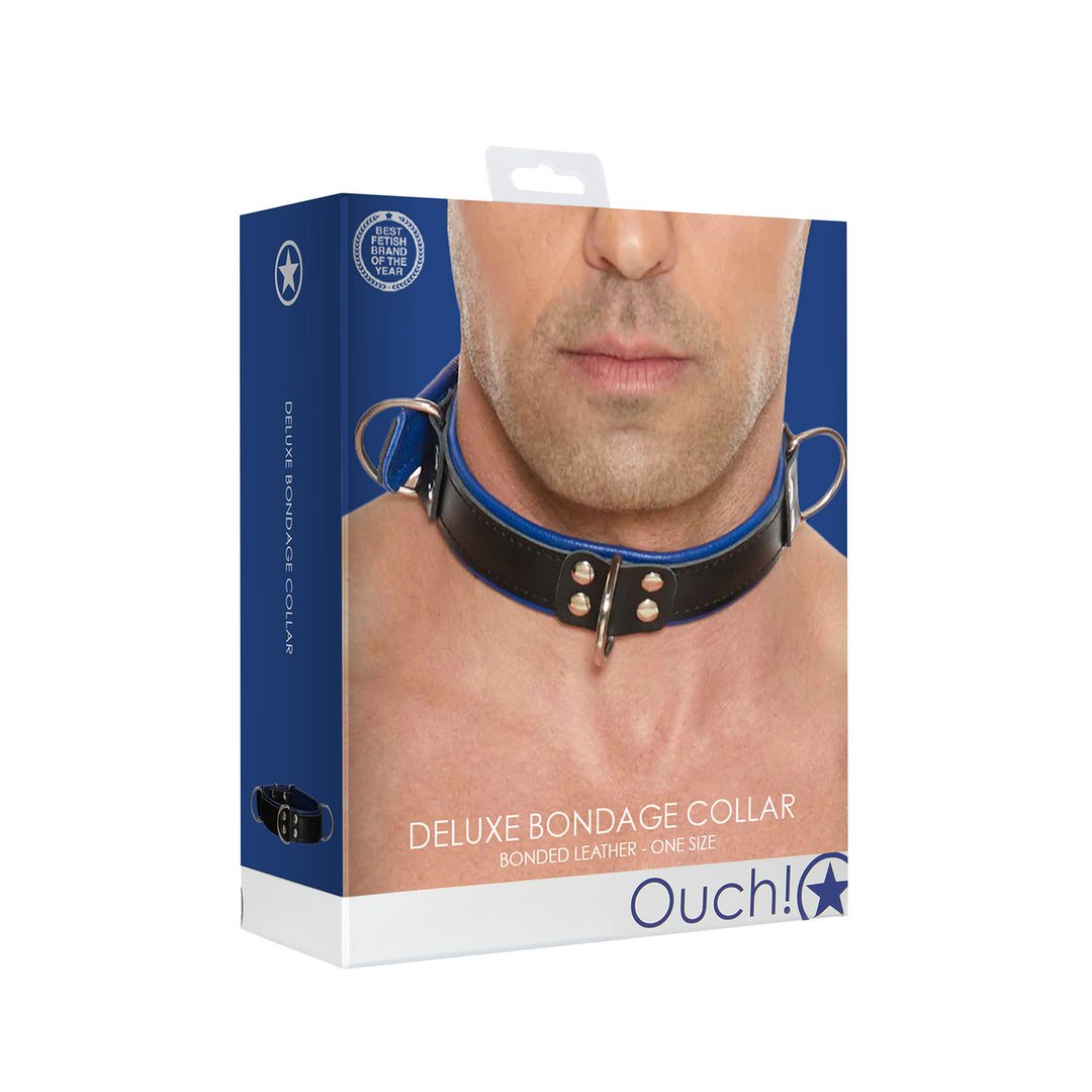 Deluxe Bondage Collar - One Size - EroticToyzProducten,Toys,Fetish,Harnassen,,MannelijkOuch! by Shots