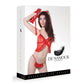 DeNamour Luxe Lingerieset met String en Polsboeien - Rood - EroticToyzSuper SaleDe Namour Lingerie by Shots