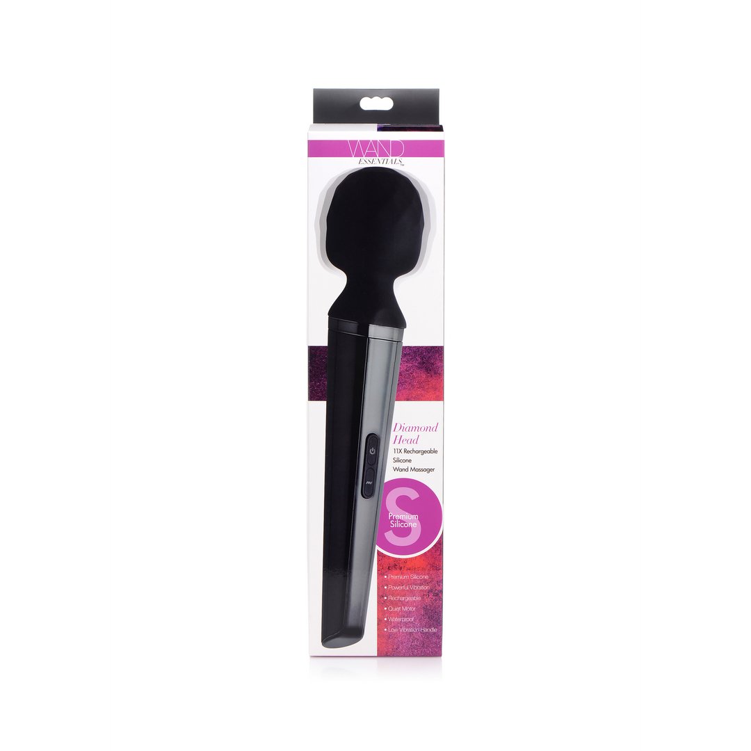 Diamond Head - Silicone Wand Massager - EroticToyzProducten,Toys,Vibrators,Massagetoestellen Wands,,VrouwelijkXR Brands