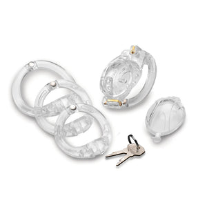 Double Lockdown Lockable Adjustable Chastity Cage - EroticToyzPeniskooien en KuisheidsapparatenXR Brands