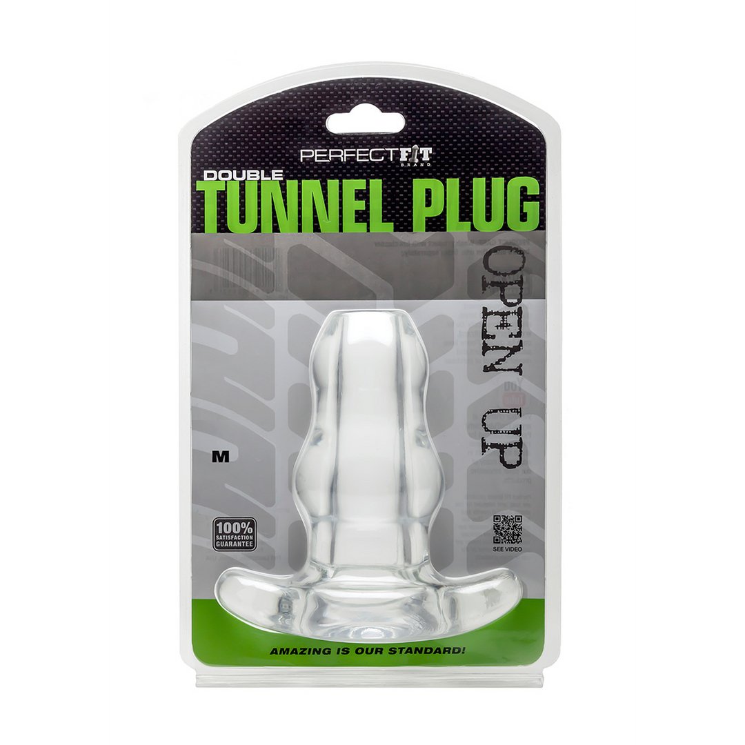 Double Tunnel Plug - Hollow Butt Plug - M - EroticToyzProducten,Toys,Anaal Toys,Buttplugs Anale Dildo's,Buttplugs Anale Dildo's Niet Vibrerend,,MannelijkPerfectFitBrand