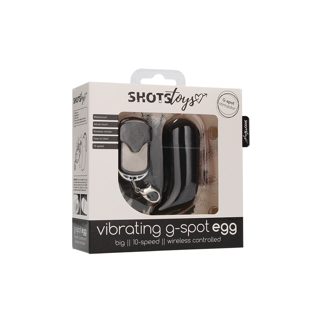 Draadloos Trillend G - Spot Ei met Afstandsbediening en Zijdeachtig Design - EroticToyzVibrerende EitjesShots Toys by Shots