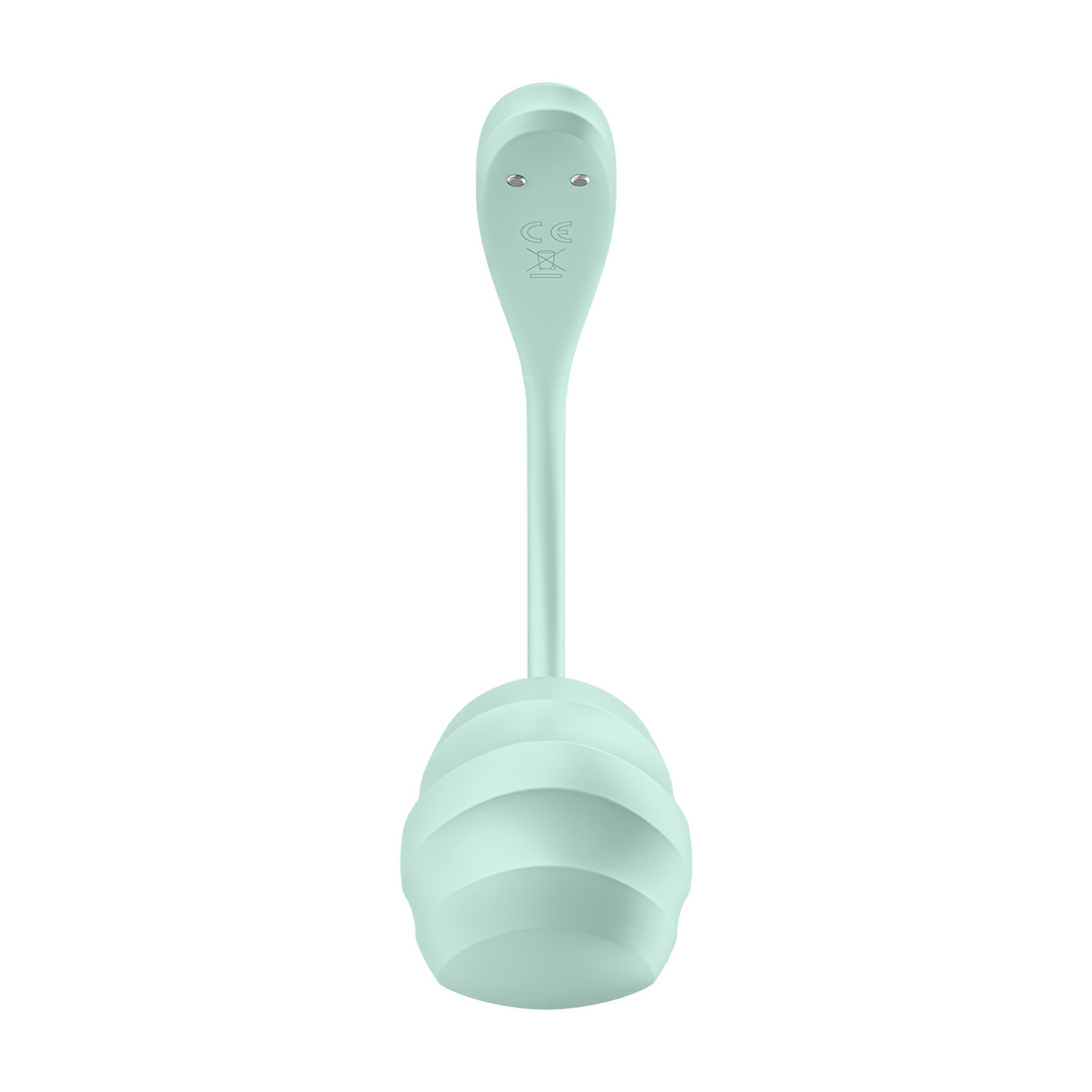 Draagbare Couple Vibrator - Mintkleurig - Pleasureplay Producten,Toys voor Koppels,Duo - Vibrators,Duo - Vibrators,Binnenkort Verwacht,Nieuwe Producten,,VrouwelijkSatisfyer