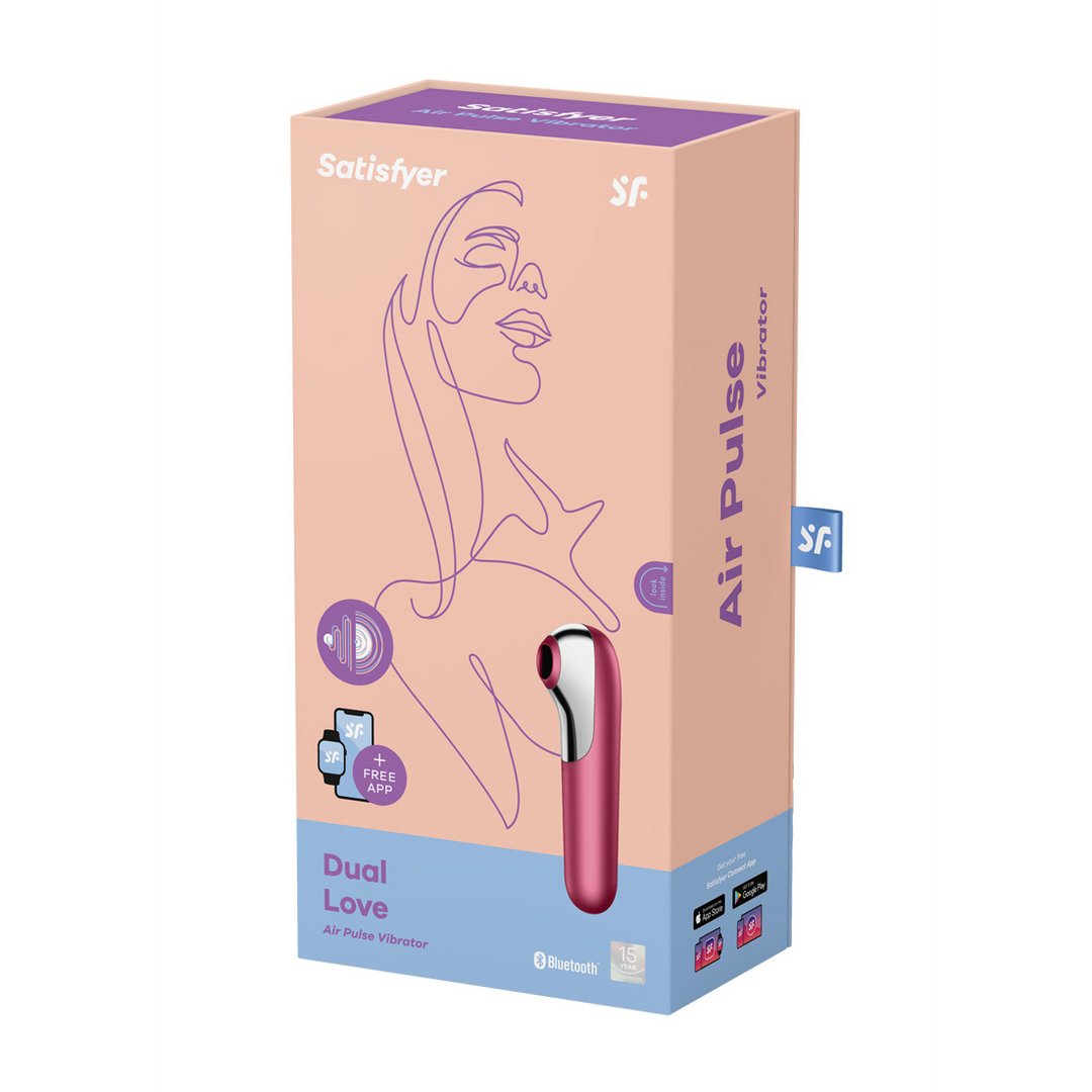 Dual Love - Air Pulse Vibrator - EroticToyzProducten,Toys,Vibrators,Clitoris Stimulator,Air Pulse,,VrouwelijkSatisfyer