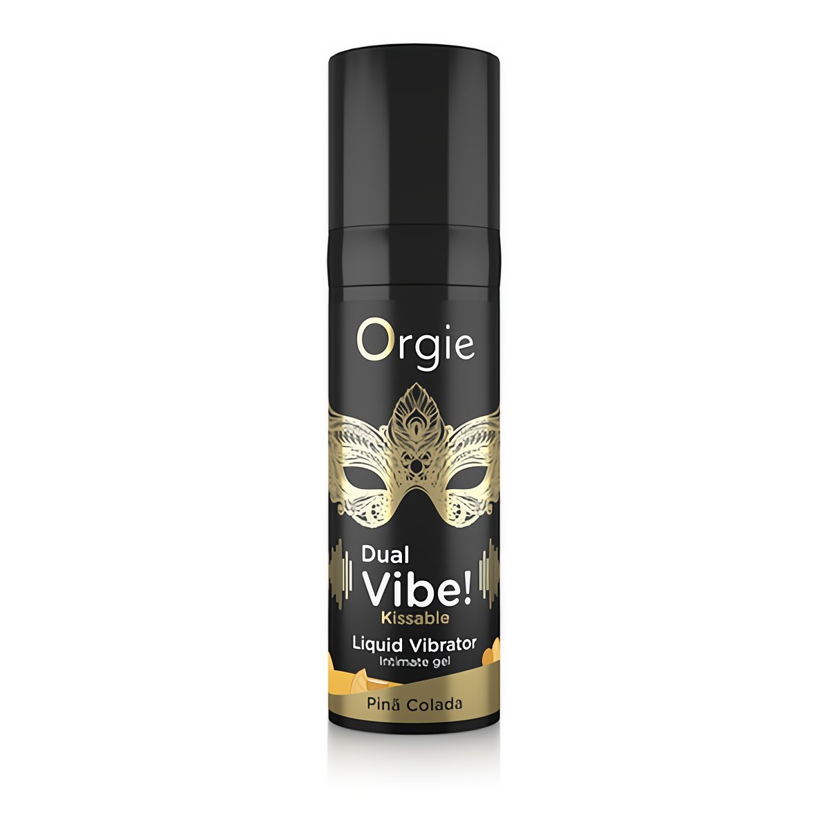 'Dual Vibe! Kusbare Vloeibare Vibrator 15 ml - Pinã Colada' - EroticToyzVibrerende Gel en LotionsOrgie