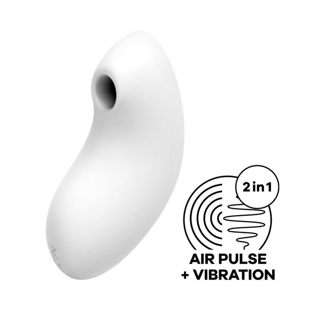 Dubbele Luchtdruk Vibrator - Siliconen - EroticToyzAir PulseSatisfyer