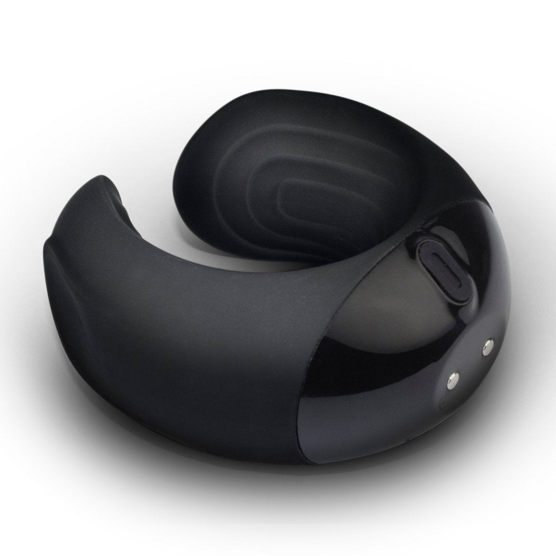 Echo Vibrating CShape Masturbator met 10 Trillingen - Zwart - EroticToyzVibrerende CockringenRocks - Off