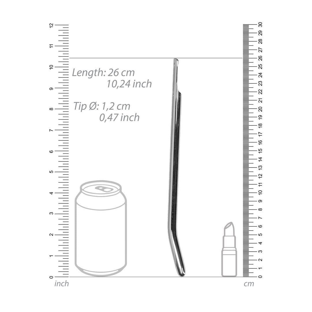 'Edelstahl Urethra Dilator 0,5/12 mm - Zilver' - EroticToyzUrethrale ToysOuch! by Shots