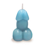 Eden’s Candle Vanilla Scented Penis Blue - EroticToyzKaarsenLittle Genie Productions