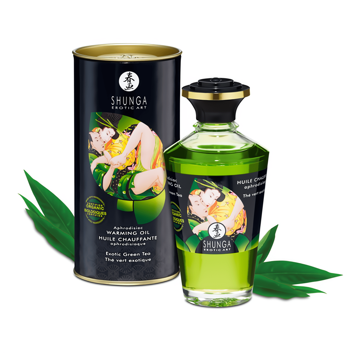 Eetbare Massage Olie - Groene Thee 100 ml - Pleasureplay Stimulerende Lotions en GelsShunga