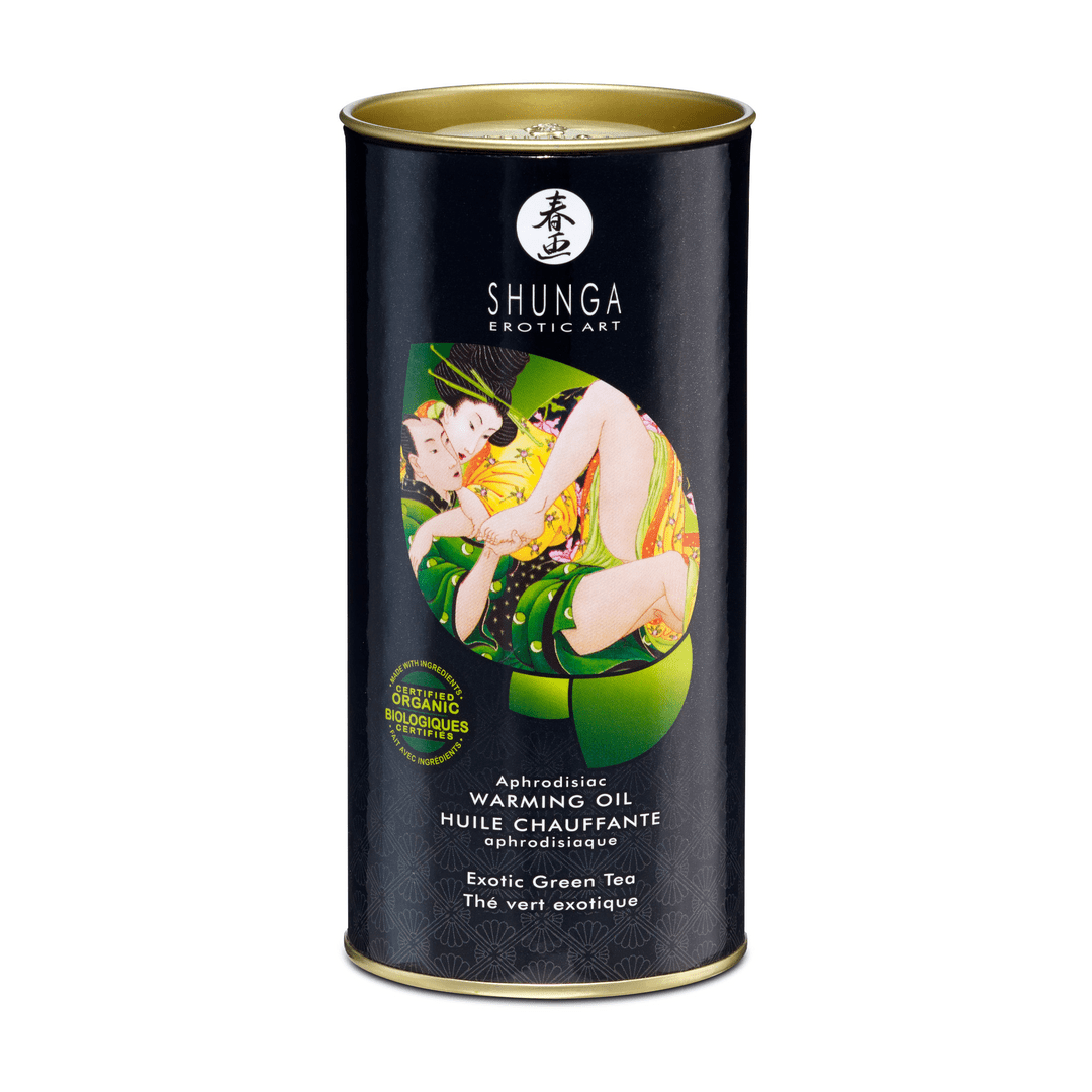 Eetbare Massage Olie - Groene Thee 100 ml - Pleasureplay Stimulerende Lotions en GelsShunga