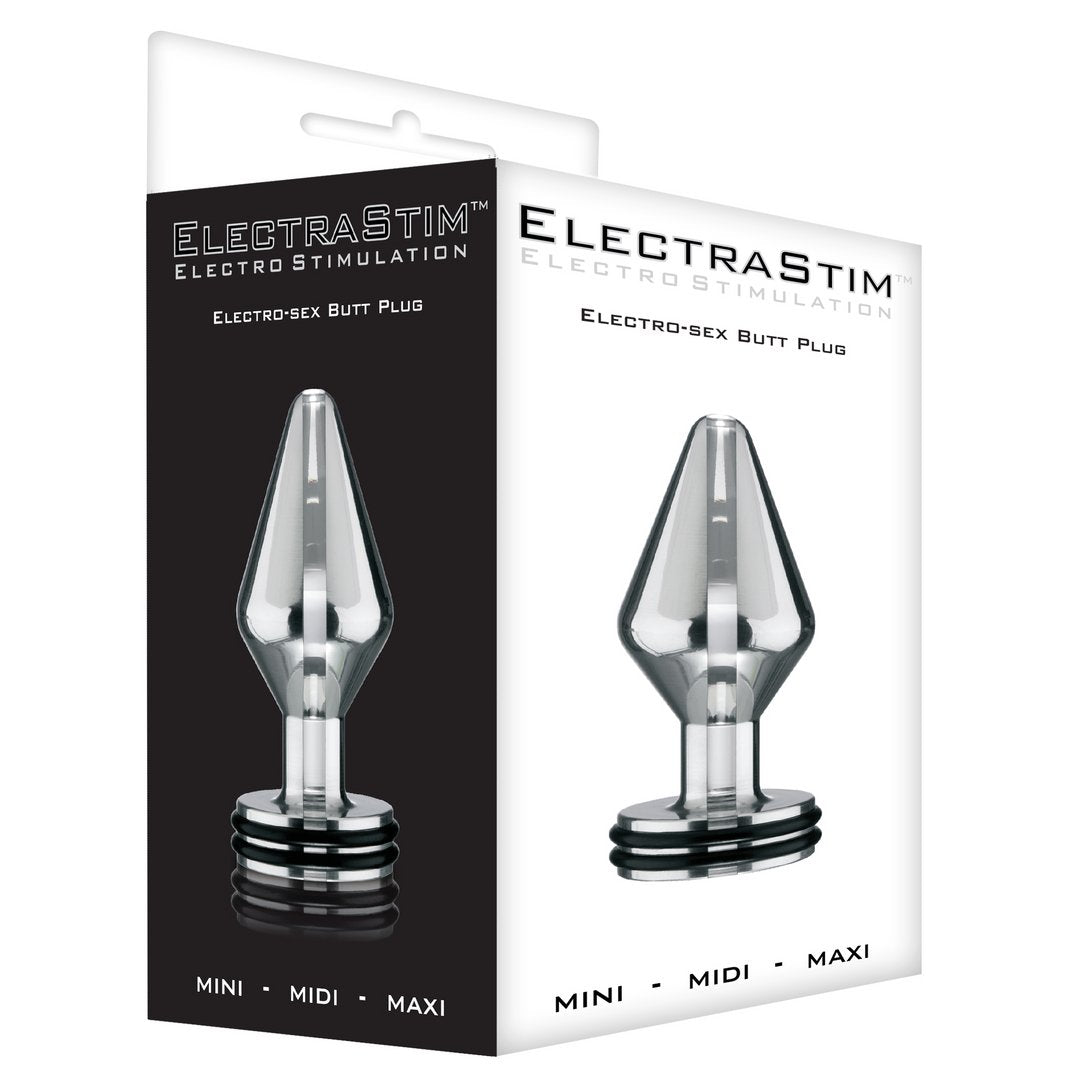 'ElectraStim Mini Electro Butt Plug - Zilver (5,6 cm)' - EroticToyzAnaalElectraStim