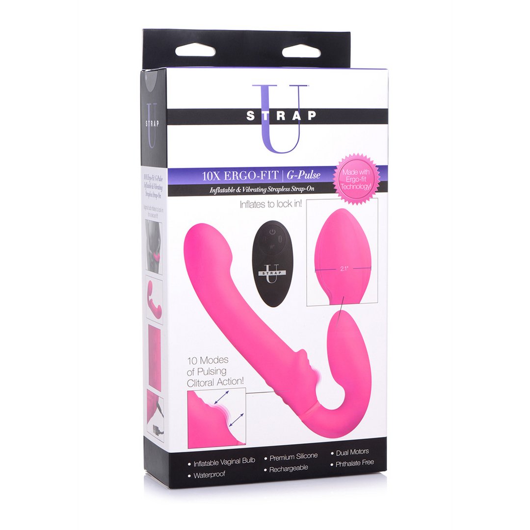 Ergo - Fit G - Pulse - Double Ended Dildo - EroticToyzProducten,Toys,Vibrators,Strap On Vibrators,Strapless,,VrouwelijkXR Brands