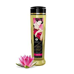 'Erotische Massageolie Sweet Lotus 240 ml - Natuurlijke Ontspanning' - EroticToyzMassage OliënShunga