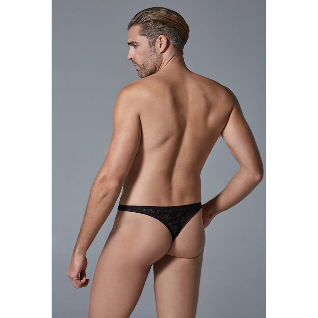 Exotische Luipaard String S/M - Bruin - EroticToyzStringsAllure