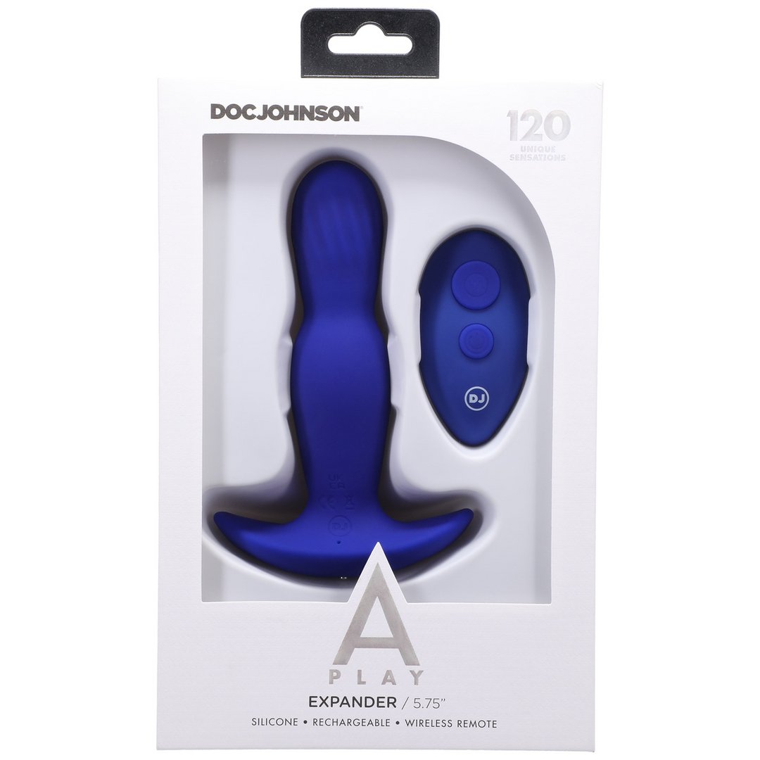 Expander - Silicone Anal Plug with Remote Control - EroticToyzProducten,Toys,Anaal Toys,Buttplugs Anale Dildo's,Buttplugs Anale Dildo's Vibrerend,,GeslachtsneutraalDoc Johnson