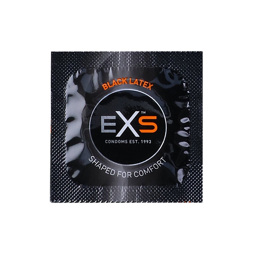 EXS Black Latex Condoms - Condoms - 100 Pieces - EroticToyzProducten,Veilige Seks, Verzorging Hulp,Veilige Seks,Condooms voor Mannen,,MannelijkEXS