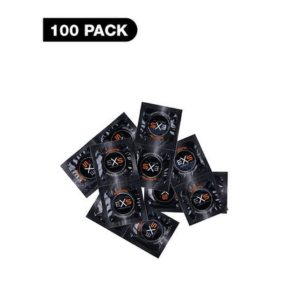 EXS Black Latex Condoms - Condoms - 100 Pieces - EroticToyzProducten,Veilige Seks, Verzorging Hulp,Veilige Seks,Condooms voor Mannen,,MannelijkEXS