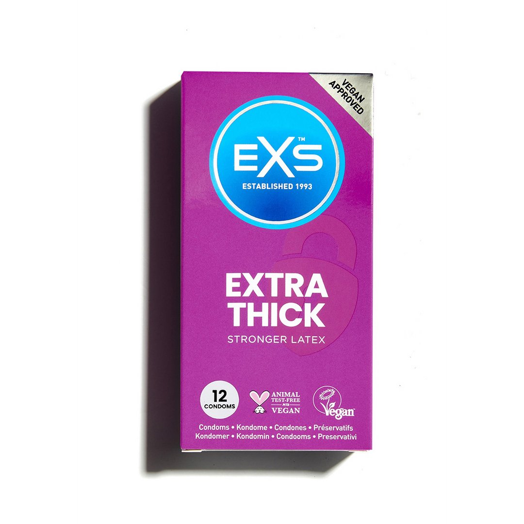 EXS Extra Safe - Condoms - 12 Pieces - EroticToyzProducten,Veilige Seks, Verzorging Hulp,Veilige Seks,Condooms voor Mannen,,MannelijkEXS