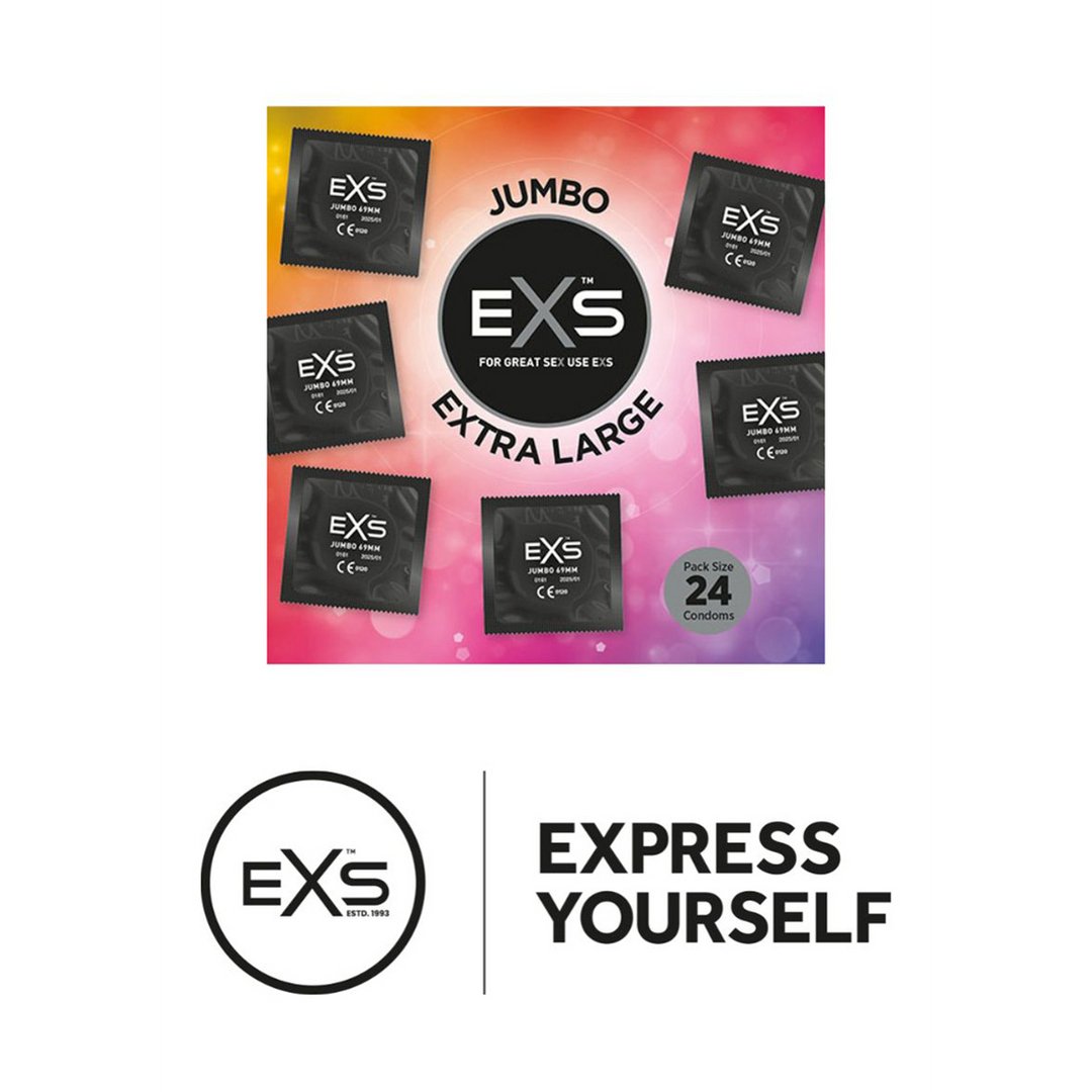 EXS Jumbo Pack - Condoms - 24 Pieces - EroticToyzProducten,Veilige Seks, Verzorging Hulp,Veilige Seks,Condooms voor Mannen,,MannelijkEXS