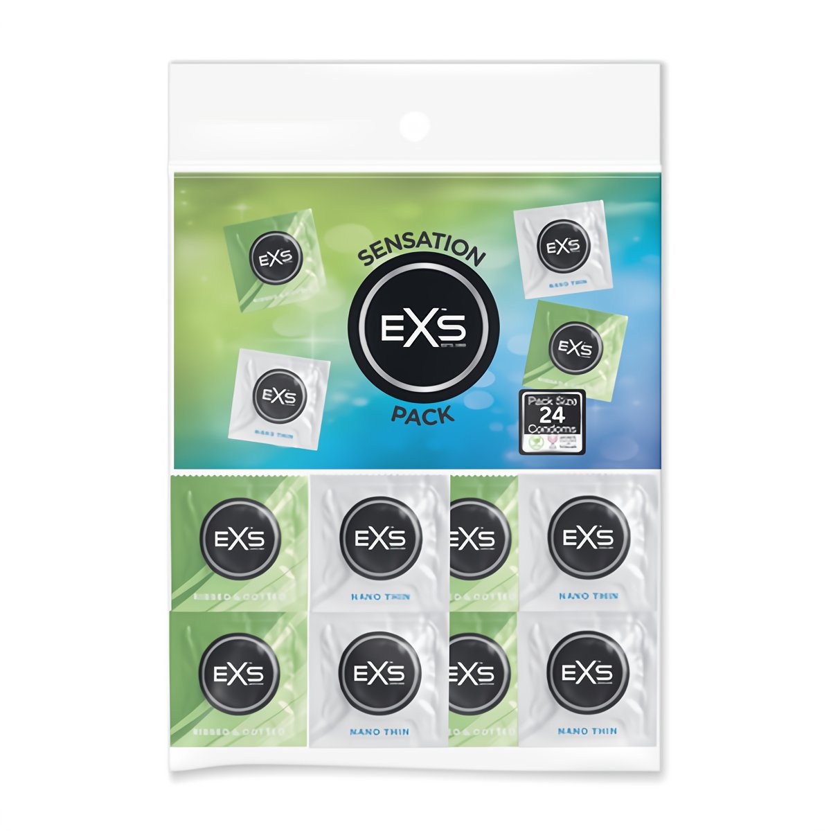 EXS Sensation Pack Condoms 24 Pieces - EroticToyzCondooms voor MannenEXS